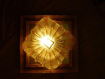 vintage plafond - wandlamp 70er jaren  beschikbaar voor biedingen