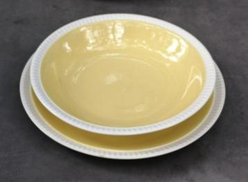 7 ASSIETTES BOCH –  DELTA JAUNE – Boch La Louvière – DELTA beschikbaar voor biedingen