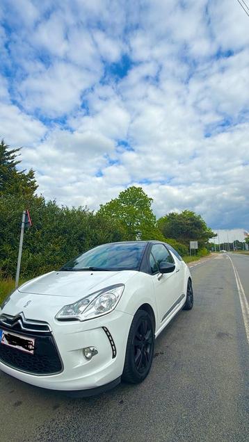Citroen DS3 white Black, Auto's, Zwart, Bedrijf, Handgeschakeld, 3 deurs