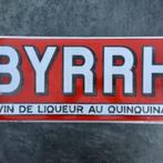 Plaque émaillée / Emaille borden BYRRH (1935), Enlèvement, Utilisé, Panneau publicitaire