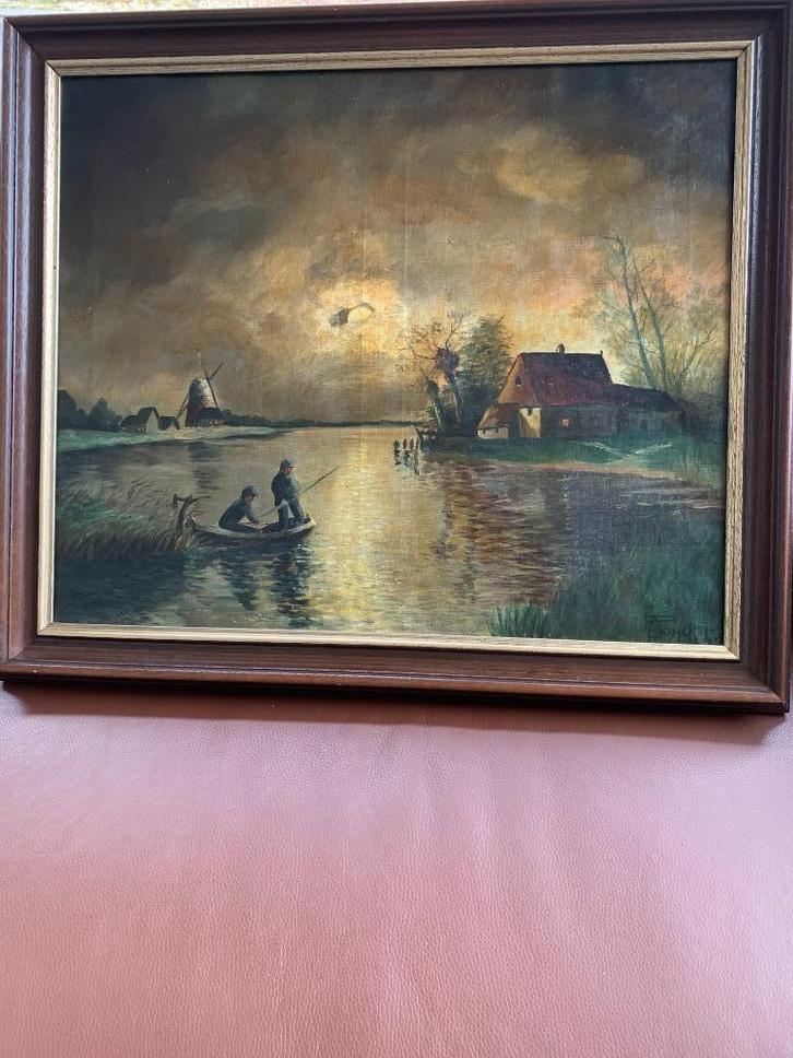 Olieverfschilderij, Antiek en Kunst, Kunst | Schilderijen | Klassiek, Ophalen