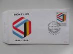 FDC 25 jaar Benelux, Ophalen of Verzenden, Gestempeld, 1e dag stempel