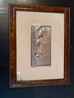 Zilveren schilderij met houten lijst, Envoi, Comme neuf