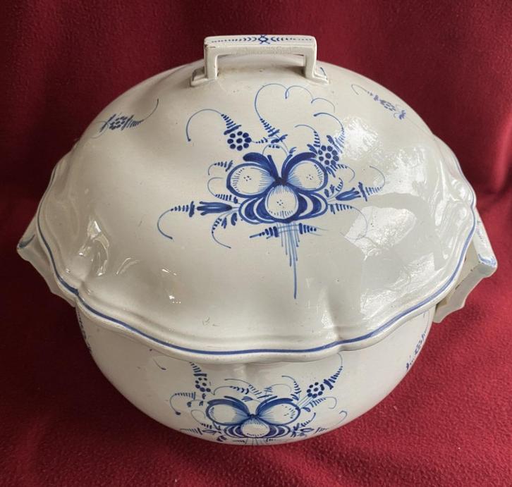 Antieke soepterrine, Antiek en Kunst, Antiek | Keramiek en Aardewerk, Ophalen of Verzenden