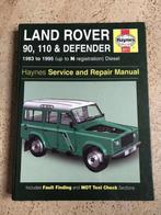 Haynes handboek Land Rover 90, 110 & Defender diesel, Autos : Divers, Modes d'emploi & Notices d'utilisation, Enlèvement ou Envoi