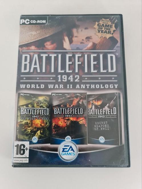 Pc game :  battlefield 1942 The WII Anthology, Games en Spelcomputers, Games | Pc, Zo goed als nieuw, Ophalen of Verzenden