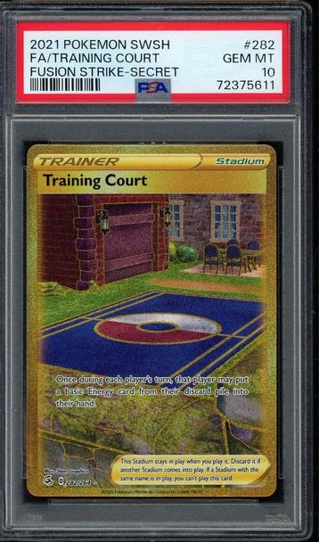 Training Court PSA 10 - 282/264 - Fusion Strike 2021 beschikbaar voor biedingen