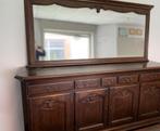 Dressoir / buffetkast met spiegel - goede staat, Ophalen, Gebruikt, Barock, Eikenhout
