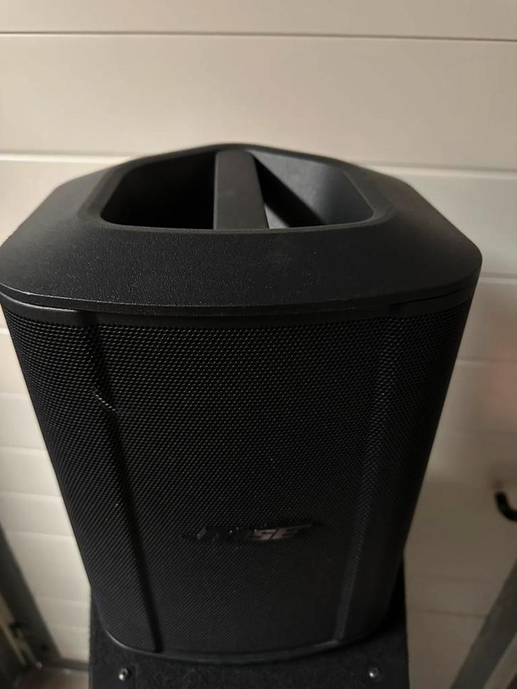 Bose S1 Pro + met hoes en originele wireless rf transmitter, TV, Hi-fi & Vidéo, Enceintes, Comme neuf, Subwoofer, Bose, Enlèvement