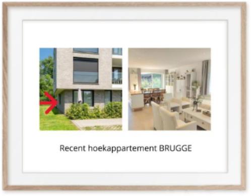 gelijkvloers hoek appartement EPC A - groene omgeving BRUGGE, Immo, Huizen en Appartementen te koop, Brugge, 200 tot 500 m², Appartement