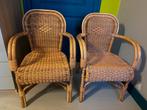 2 rieten zetels, Huis en Inrichting, Zetels | Zetels, Ophalen, Zo goed als nieuw
