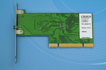 À donner – Carte Wi-Fi PCI Creatix CTX405 V1. beschikbaar voor biedingen