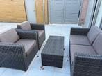 Loungeset 2-zit + 2x 1-zit + tafeltje, Tuin en Terras, Tuinsets en Loungesets, Ophalen, Gebruikt, Bank, Loungeset