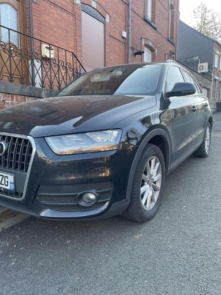 Audi Q3, Auto's, Audi, Particulier, Q3, Benzine, SUV of Terreinwagen, 5 deurs, Handgeschakeld, Zwart, Grijs, Stof, Onderhoudsboekje