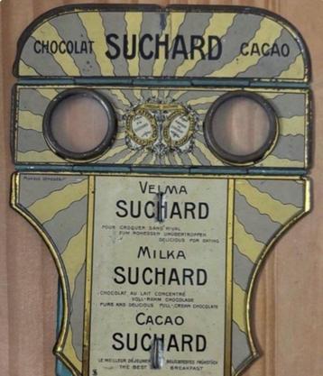 Stéréoscope tôle chocolat Suchard, Enlèvement ou Envoi, Comme neuf