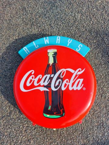 Coca Cola reklamebord groot met verlichting jaren 90!!