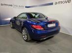 Mercedes-Benz SLC 180 1.6 |TOIT PANO| NAVI | CAPTEUR AV-AR |, Auto's, Mercedes-Benz, Gebruikt, Cabriolet, Blauw, 1445 kg