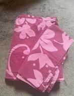 Dekbedovertrek eenpersoons roze print 200x90 cm, Enlèvement ou Envoi, Rose, Housse de couette, Une personne