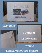 Belgische 3D-postzegel in envelop, Postzegels en Munten, Ophalen of Verzenden