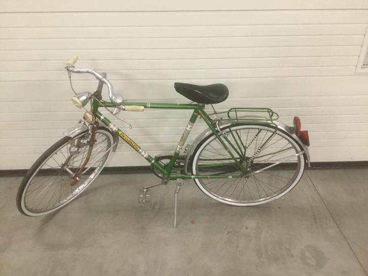 Vintage kinderfiets jongens, Fietsen en Brommers, Fietsen | Jongens, Gebruikt, 24 inch, Handrem, Ophalen