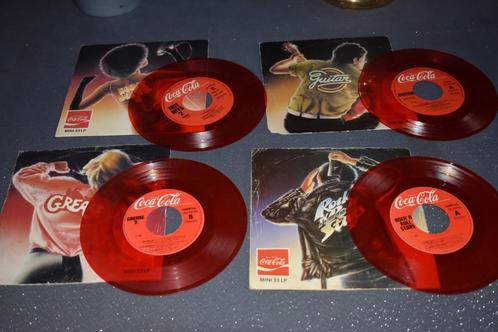 45t's 45t's uitgave van coca-cola uit 1983, Cd's en Dvd's, Vinyl | Pop, Zo goed als nieuw, 1980 tot 2000, Ophalen of Verzenden