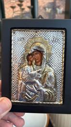 Icoon zilver met 24 karaat goud, Antiek en Kunst, Antiek | Religieuze voorwerpen, Ophalen