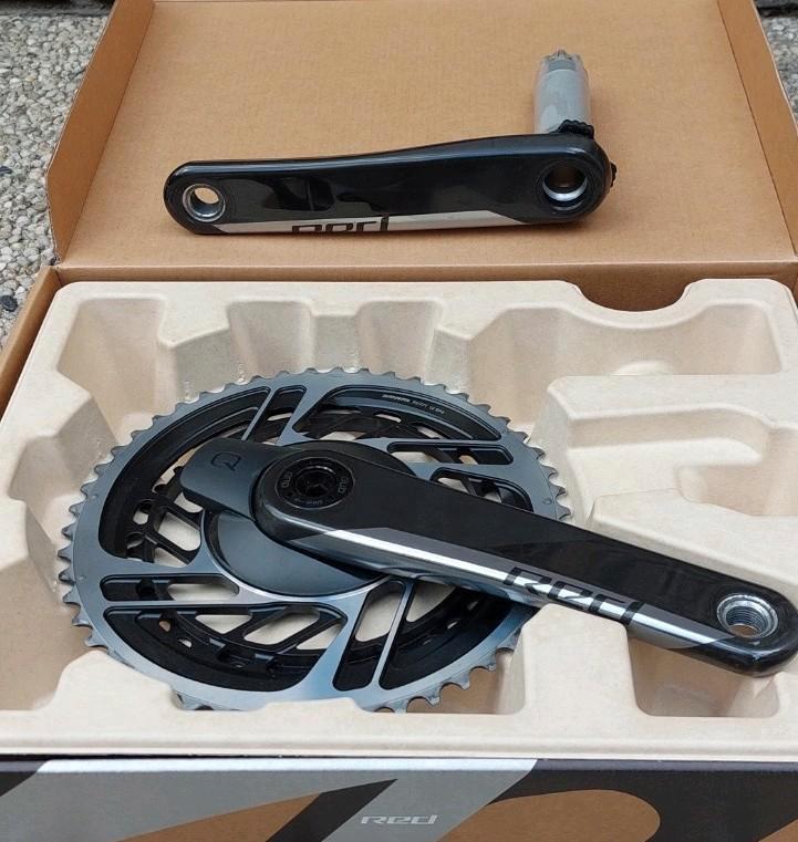 Sram Red  eTap AXS Quarq Crankstel 50-37 12 speed, Fietsen en Brommers, Fietsonderdelen, Zo goed als nieuw, Racefiets, Crankstel of Pedalen