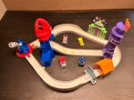 Paw Patrol racebaan + 4 voertuigen – zeer goede staat, Kinderen en Baby's, Speelgoed | Racebanen, Ophalen, Zo goed als nieuw, Racebaan