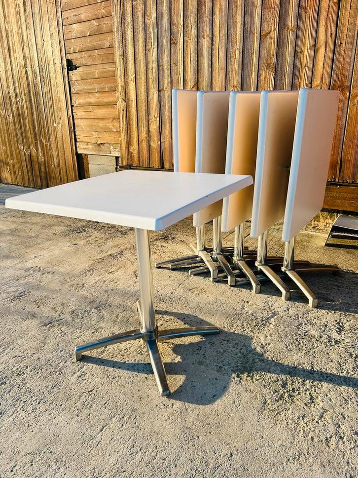 Lot de 6 tables pliante pro, Maison & Meubles, Tables | Tables mange-debout, Comme neuf, Enlèvement