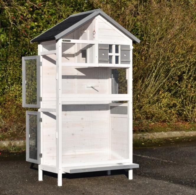 Vogelkooi  90 x 45, Dieren en Toebehoren, Vogels | Hokken en Kooien, Zo goed als nieuw, Vogelkooi, Hout, Ophalen