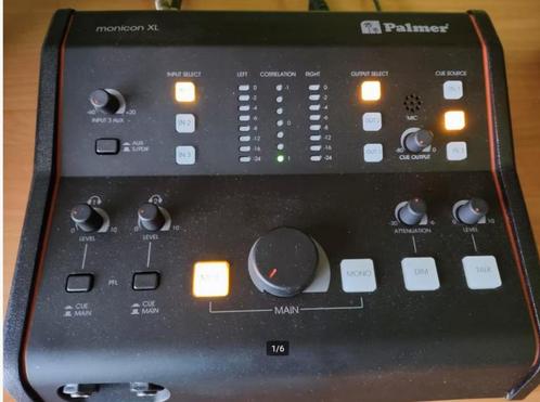 Palmer monicon XL actieve studio monitors controller, Muziek en Instrumenten, Mengpanelen, Nieuw, Ophalen of Verzenden