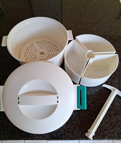 Stoomkoker Voor Microgolf, Huis en Inrichting, Keuken | Tupperware, Nieuw, Bak of Kom, Wit, Ophalen of Verzenden