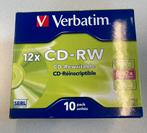 Verbatim CD-RW 12x, Computers en Software, Beschrijfbare discs, Nieuw, Cd, Verbatim, Ophalen of Verzenden