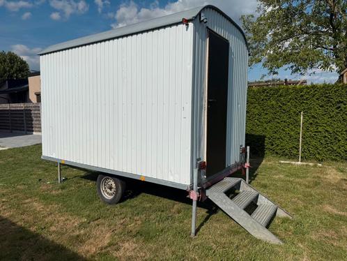 Werfkeet –Proper, incl koelkast & kookplaat!, Doe-het-zelf en Bouw, Bouwketen en Schaftketen, Zo goed als nieuw, Ophalen