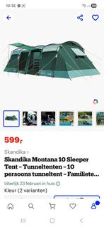 Grote tent 10 personen, Ophalen