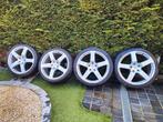 4 jantes en alliage Porsche 22 pouces + pneus d'été Pirelli, Autos : Pièces & Accessoires, Enlèvement ou Envoi, Utilisé, Pneu(s)