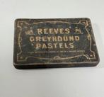 1930s Vintage Reeves Greyhound Pastels Tin Box Endland, Verzamelen, Ophalen of Verzenden
