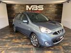 Nissan Micra 1.2i * 70 000 kms * 5 PORTES * AIRCO * GARANTIE, Auto's, Nissan, Euro 5, Stof, Gebruikt, Blauw