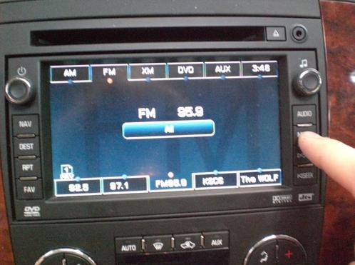 Originele autoradio met GPS voor Cadillac / Chevrolet / GMC, Auto diversen, Autoradio's, Zo goed als nieuw, Ophalen of Verzenden