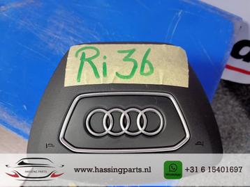Audi A6, A7 Stuur Airbag Zwart 2018+ 4N0880201K 6PS A6 (C8) beschikbaar voor biedingen