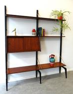 Vintage Louis van Teeffelen wandsysteem WéBé wandmeubel 60's, Ophalen, Gebruikt