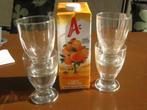 fruitsap glazen 2x, Ophalen of Verzenden, Zo goed als nieuw, Glas, Glas of Glazen