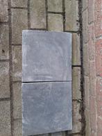 blauw steen, Tuin en Terras, Tegels en Klinkers, Ophalen, Gebruikt, 10 m² of meer, Terrastegels