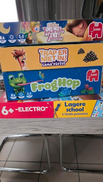 4 gezelschapsspellen voor kids beschikbaar voor biedingen