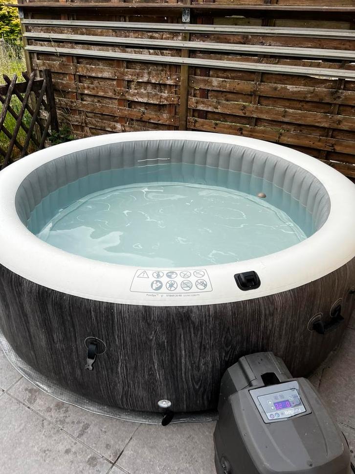 Jacuzi Intex 6p wisselstukken en accesoires, Tuin en Terras, Bubbelbaden en Hottubs, Gebruikt, Opblaasbaar, Afdekzeil, Grondzeil