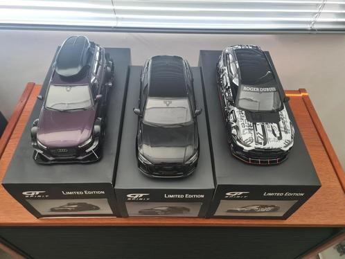 Audi 1/18 (set van 3) GT-Spirit, Hobby en Vrije tijd, Modelauto's | 1:18, Zo goed als nieuw, Ophalen of Verzenden