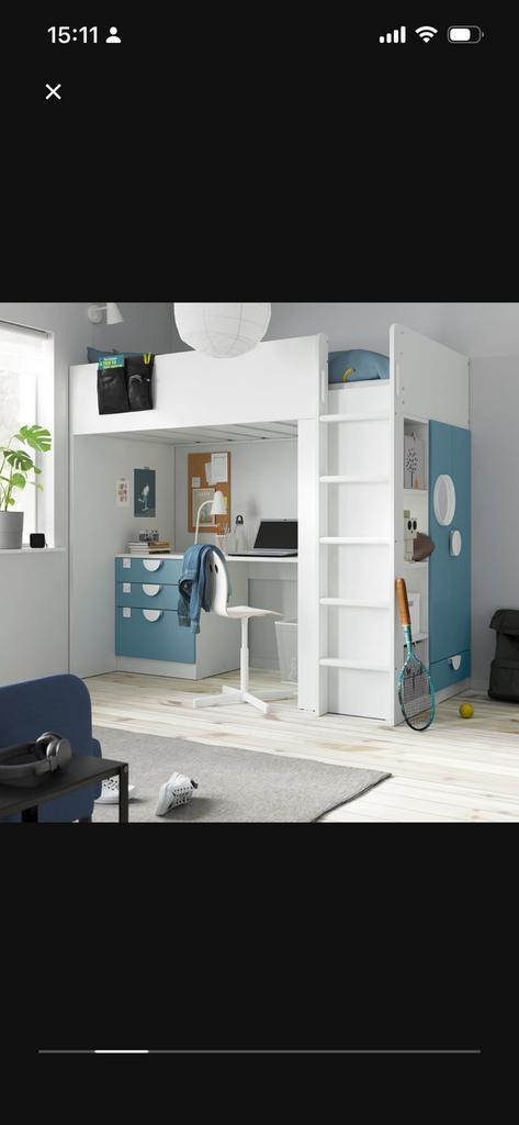 Hoogslaper kind, Enfants & Bébés, Chambre d'enfant | Lits superposés & Lits mezzanines, Utilisé, Lit mezzanine, Enlèvement