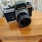 Minolta XE-5 met lens Minolta Rokkor 1:2,8. 35 mm, Ophalen of Verzenden, Zo goed als nieuw, Minolta