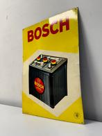 BOSCH Accu oud reclamebord, Verzamelen, Merken en Reclamevoorwerpen, Ophalen of Verzenden, Gebruikt, Reclamebord