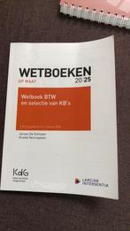 Wetboek BTW en selectie van KB’s 2025 - 17€, Ophalen, Larcier Intersentia, Zo goed als nieuw, Hogeschool